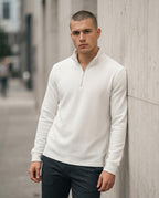 Zumieze - Sukil | Textured Quarter-Zip Sweater Men