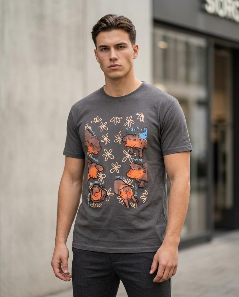 Zumieze - Duzil | Printed Short-Sleeved T-Shirt Men