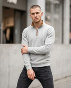 Zumieze - Kefus | Textured Quarter-Zip Sweater Men