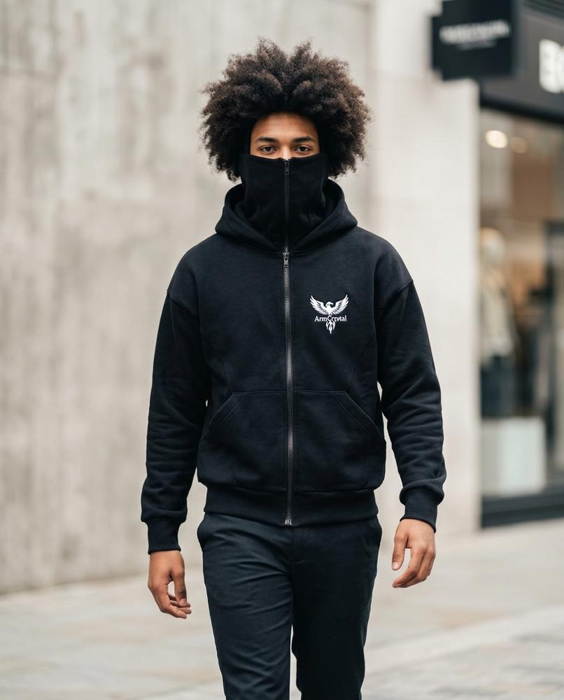 Zumieze - Kigel | Zip-Up High-Neck Hoodie Unisex
