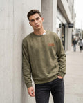 Zumieze - Yoduv | Suede-Effect Relaxed-Fit Sweatshirt Men