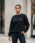 Zumieze - Yoduv | Suede-Effect Relaxed-Fit Sweatshirt Men