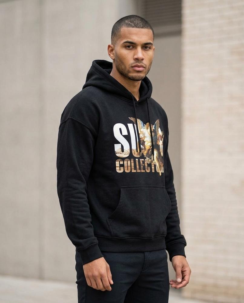 Zumieze - Domav | Relaxed Fit Graphic Print Hoodie Men