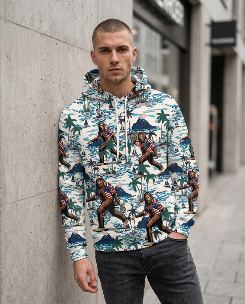 Zumieze - Lamim | Printed Long-Sleeved Hoodie Men