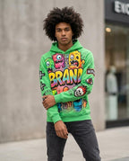 Zumieze - Nunut | Graphic-Print Pullover Hoodie Men