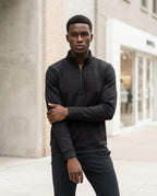 Zumieze - Lezer | Half-Zip Textured Sweatshirt Men