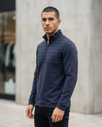 Zumieze - Lezer | Half-Zip Textured Sweatshirt Men
