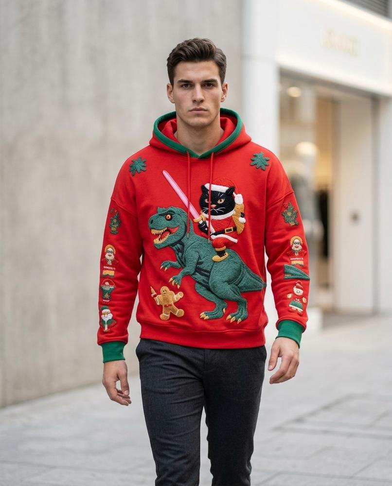 Zumieze - Mowan | Embroidered Relaxed-Fit Hoodie Unisex
