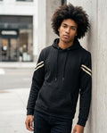Zumieze - Yufot | Textured Striped Hoodie Men