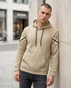 Zumieze - Yufot | Textured Striped Hoodie Men