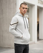Zumieze - Yufot | Textured Striped Hoodie Men