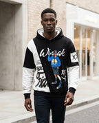 Zumieze - Rekim | Graphic Color-Block Hoodie Men