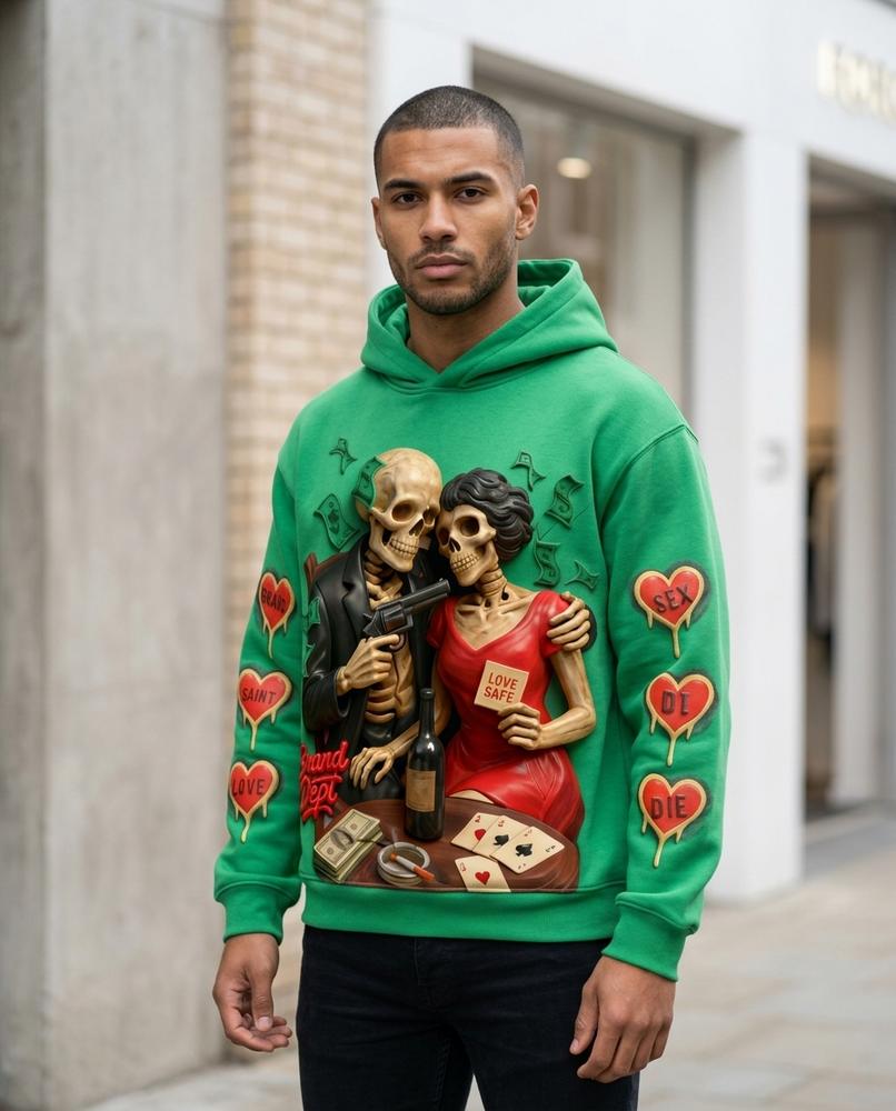 Zumieze - Yifit | Graphic-Print Oversized Hoodie Unisex