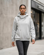 Zumieze - Damuv | Asymmetrical High-Neck Hoodie Unisex