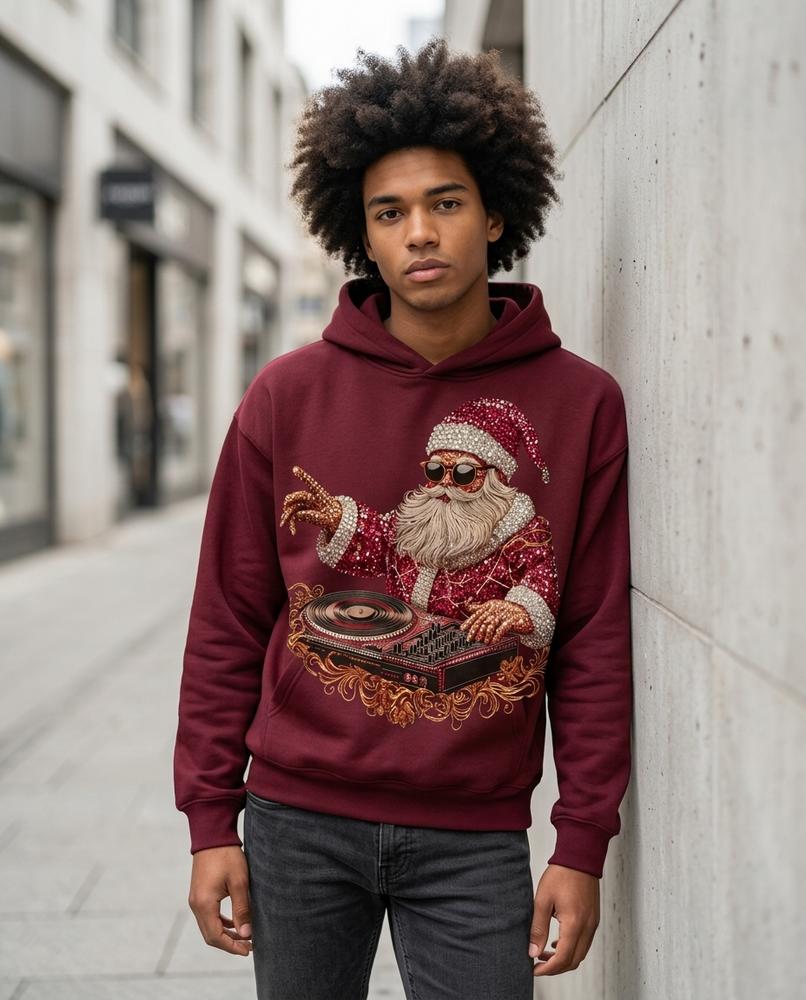 Zumieze - Nezur | Printed Long-Sleeved Hoodie Men