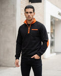 Zumieze - Eahor | Quarter-Zip Color-Block Sweatshirt Men