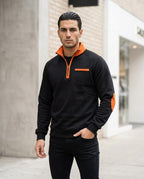 Zumieze - Eahor | Quarter-Zip Color-Block Sweatshirt Men