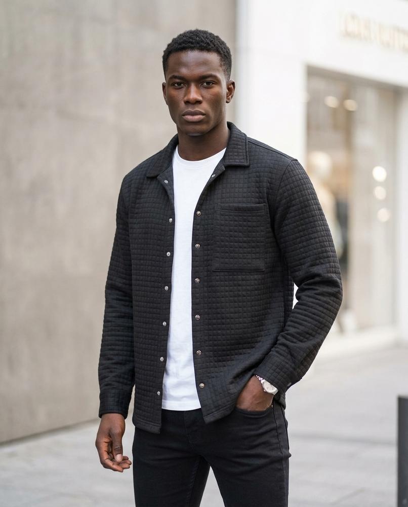 Zumieze - Comor | Quilted Button-Up Jacket Men