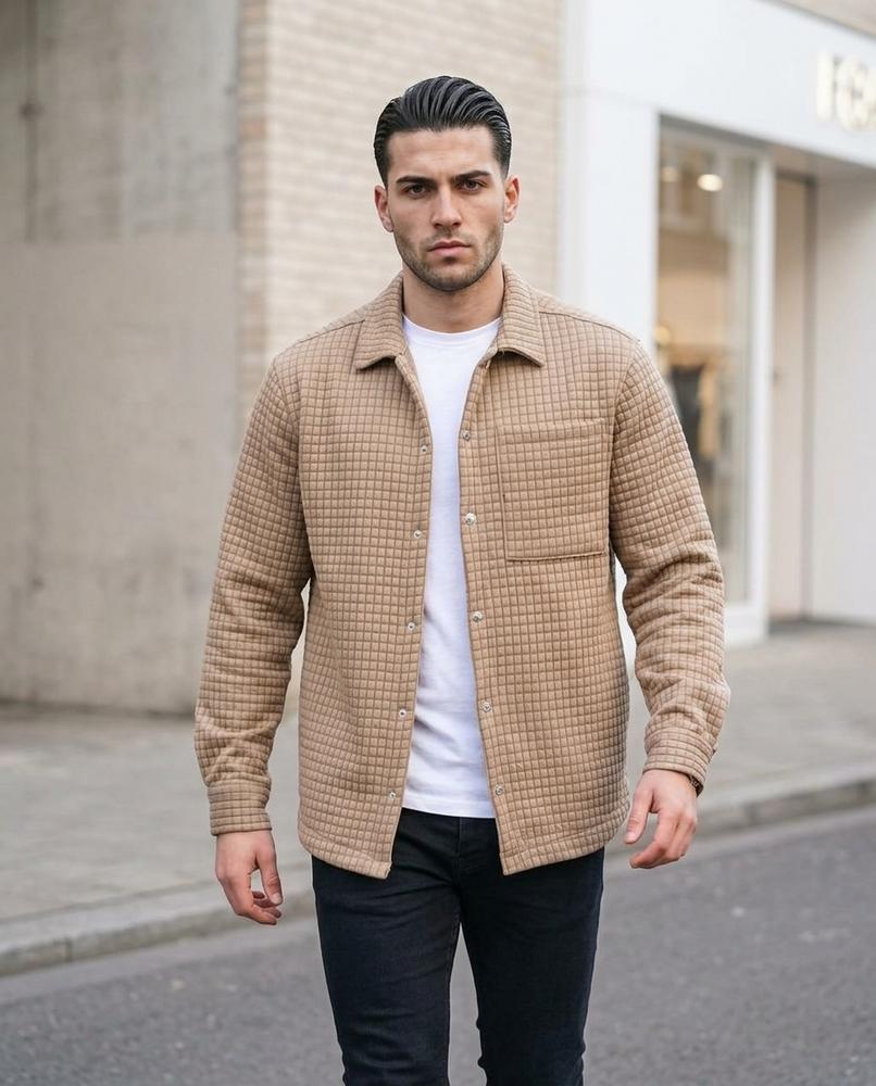 Zumieze - Comor | Quilted Button-Up Jacket Men