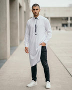 Zumieze - Saken | Embroidered Longline Tunic Men