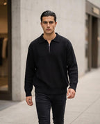 Zumieze - Rirev | Knitted Half-Zip Sweater Men