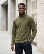Zumieze - Armon | Quarter-Zip Fleece Sweatshirt Men