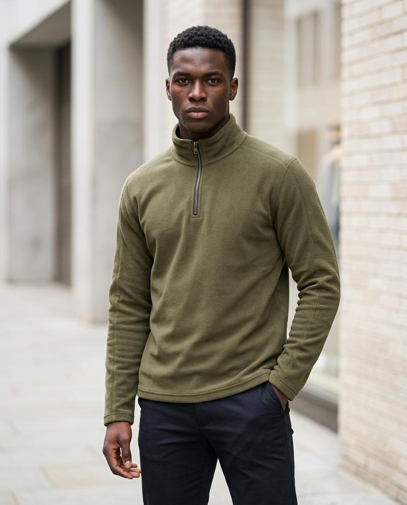 Zumieze - Armon | Quarter-Zip Fleece Sweatshirt Men