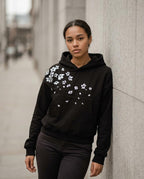 Zumieze - Letor | Floral-Print Relaxed-Fit Hoodie Women