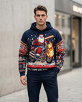 Zumieze - Zevar | Graphic-Print Hooded Hoodie Men