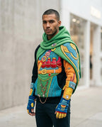 Zumieze - Kever | Embroidered Embellished Hoodie Men