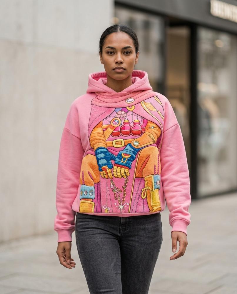 Zumieze - Kever | Embroidered Embellished Hoodie Men