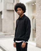 Zumieze - Misan | Textured Slim-Fit Sweater Men