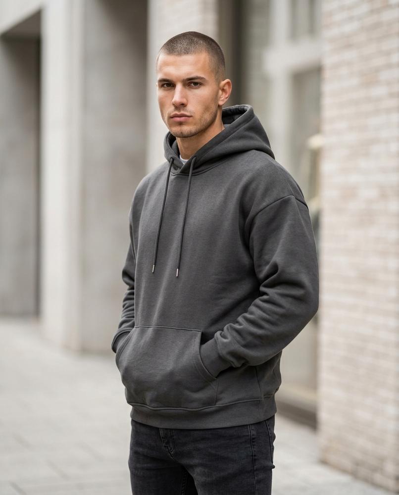 Zumieze - Comar | Loose-Fit Dropped-Shoulder Hoodie Men