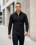Zumieze - Zemir | Textured Quarter-Zip Sweater Men