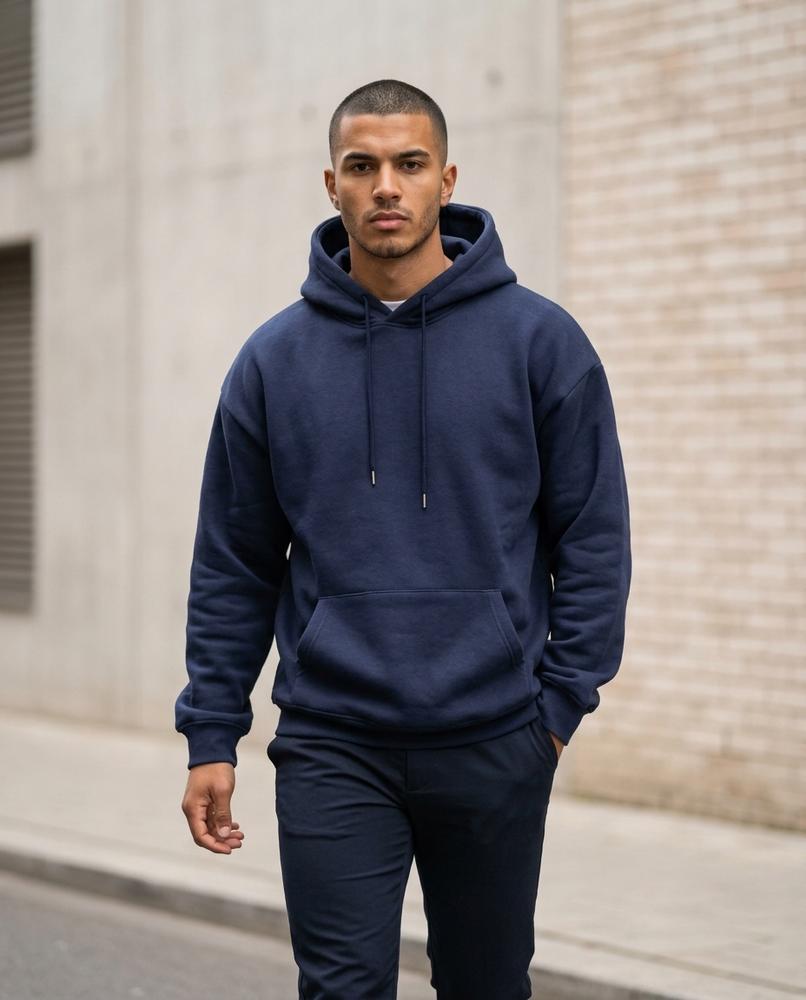 Zumieze - Comar | Loose-Fit Dropped-Shoulder Hoodie Men