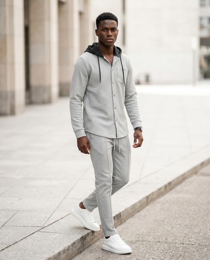Zumieze - Nonal | Hooded Textured Suit Men