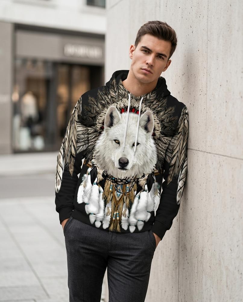 Zumieze - Rolin | Printed Hooded Hoodie Men