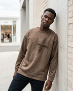 Zumieze - Tamor | Embroidered Loose-Fit Sweatshirt Men