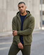 Zumieze - Lyvan | Zip-Up Fleece-Lined Hoodie Men