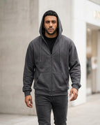 Zumieze - Lyvan | Zip-Up Fleece-Lined Hoodie Men