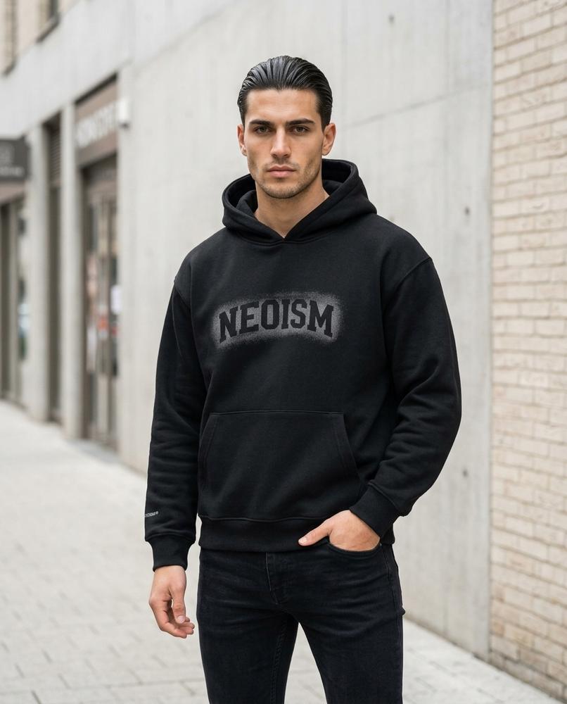 Zumieze - Sesan | Printed Loose-Fit Hoodie Men