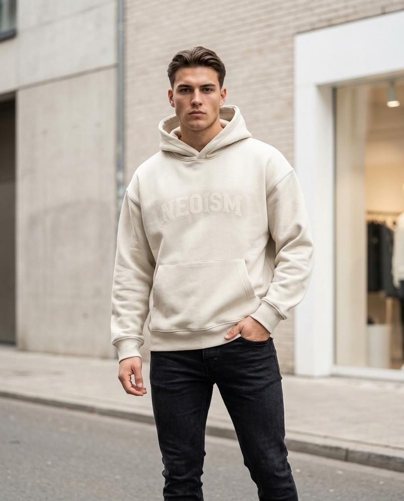 Zumieze - Sesan | Printed Loose-Fit Hoodie Men
