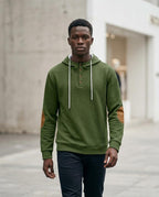 Zumieze - Lysan | Quilted Button-Placket Hoodie Men