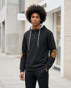 Zumieze - Lysan | Quilted Button-Placket Hoodie Men