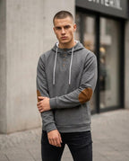 Zumieze - Lysan | Quilted Button-Placket Hoodie Men
