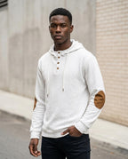 Zumieze - Lysan | Quilted Button-Placket Hoodie Men