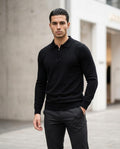 Zumieze - Leken | Knitted Zip-Neck Sweater Men
