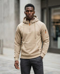 Zumieze - Nenor | Quarter-Zip Raglan-Sleeve Hoodie Men