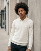 Zumieze - Leken | Knitted Zip-Neck Sweater Men