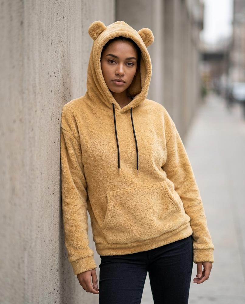 Zumieze - Malan | Plush Hooded Hoodie Women